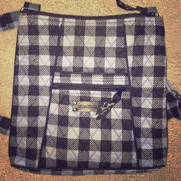 Blue Checkered Vera Bradley Purse - Picture 1 of 4